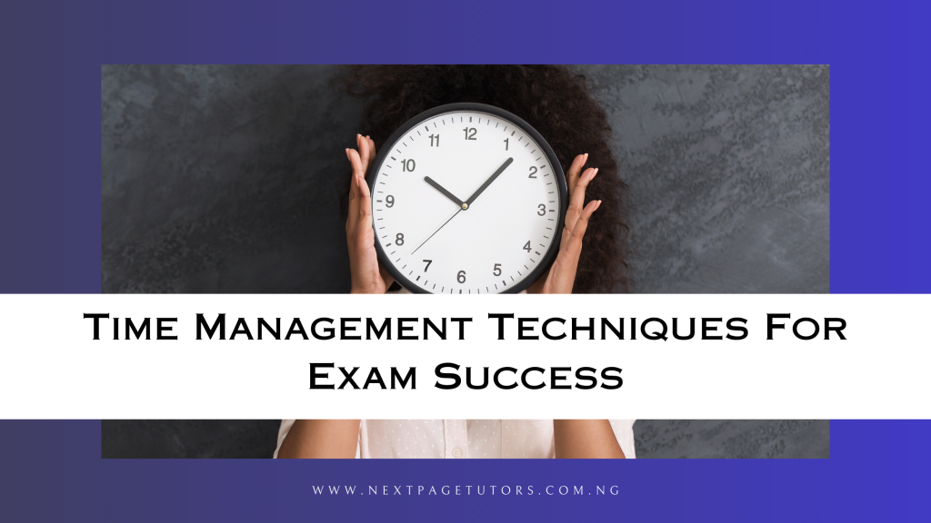 Time management techniques for exam success